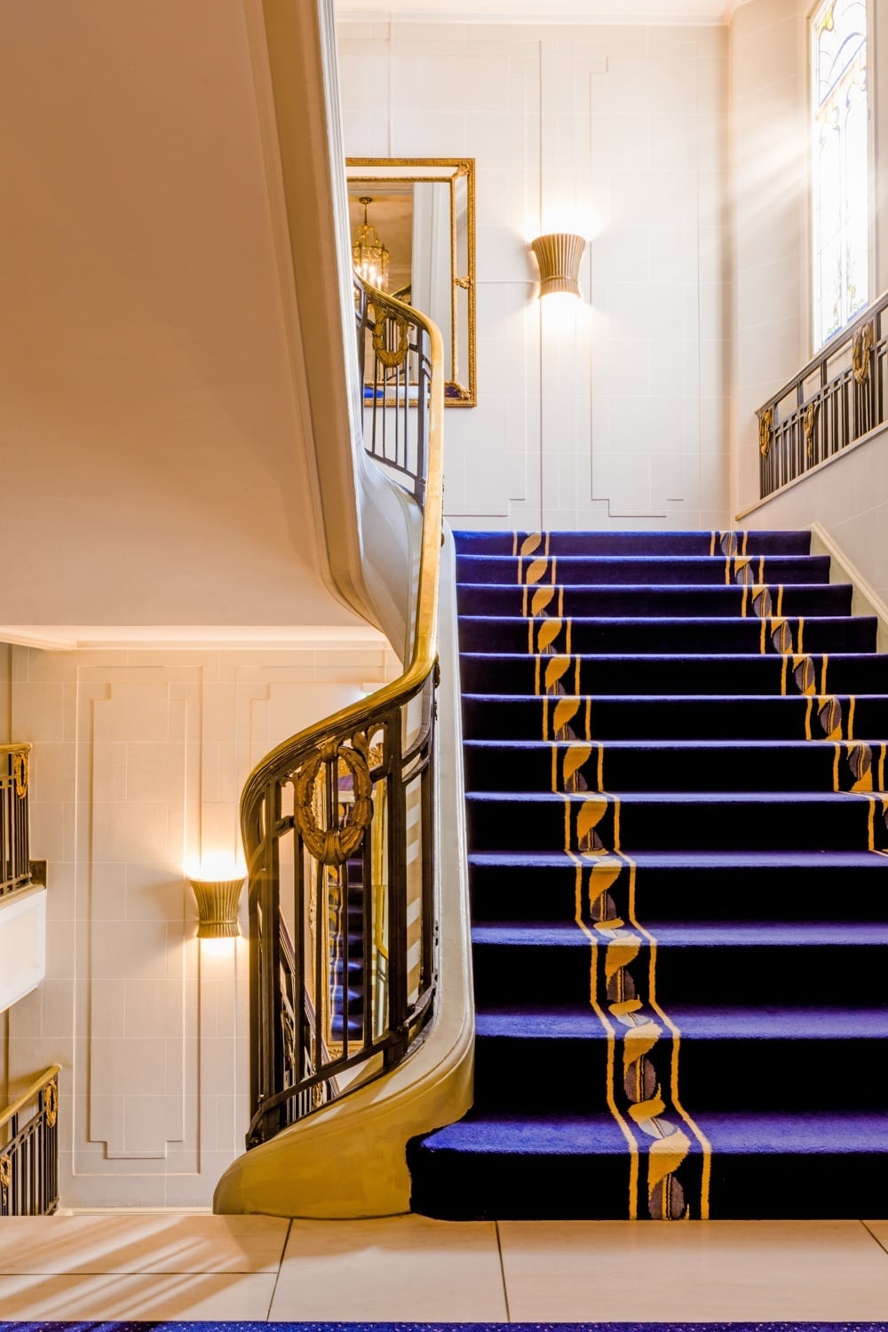 Stairs in luxury hotel Cologne