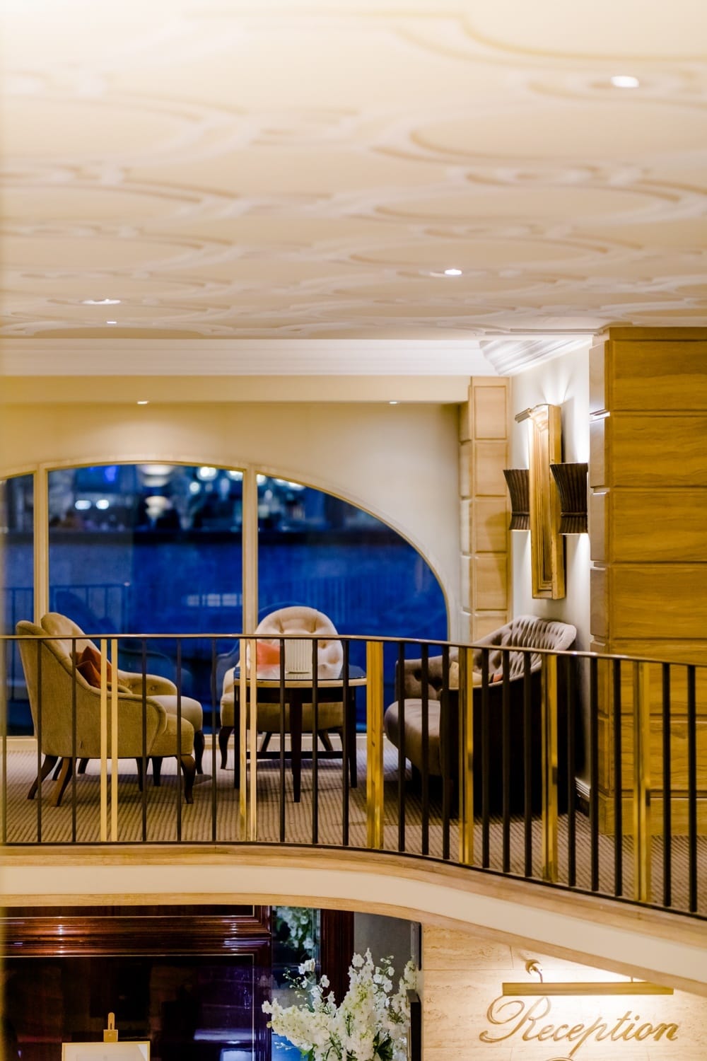 Lounge area in luxury hotel 5 stars